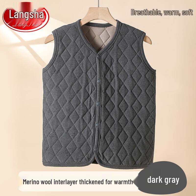 LangSha Boys' Thickened Thermal Vest