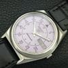VINTAGE SEIKO 5 AUTOMATIC 7006A JAPAN MENS PURPLE COLOR DIAL WATCH a708529-1