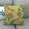 Nordic Butterfly Flower And Fruit Farm Digital Printing Short Plush Pillow Covers For Car Sofa Office Cushion Cover Home Goods