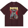 T-shirt Heavy Metal 100% Cotone 230 Gsm Stampa Band Rock Musica Popolare Unisex T-shirt Pesante in Cotone