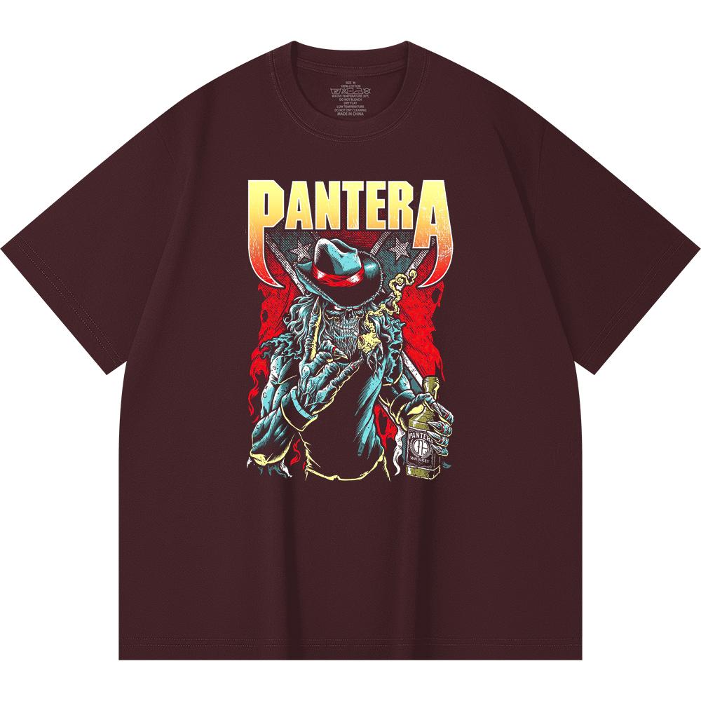T-shirt Heavy Metal 100% Cotone 230 Gsm Stampa Band Rock Musica Popolare Unisex T-shirt Pesante in Cotone