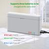 Travel Friendly USB Battery Charging Hub for Action 4/3 Action Cameras, 3 Slot, LED Indicator