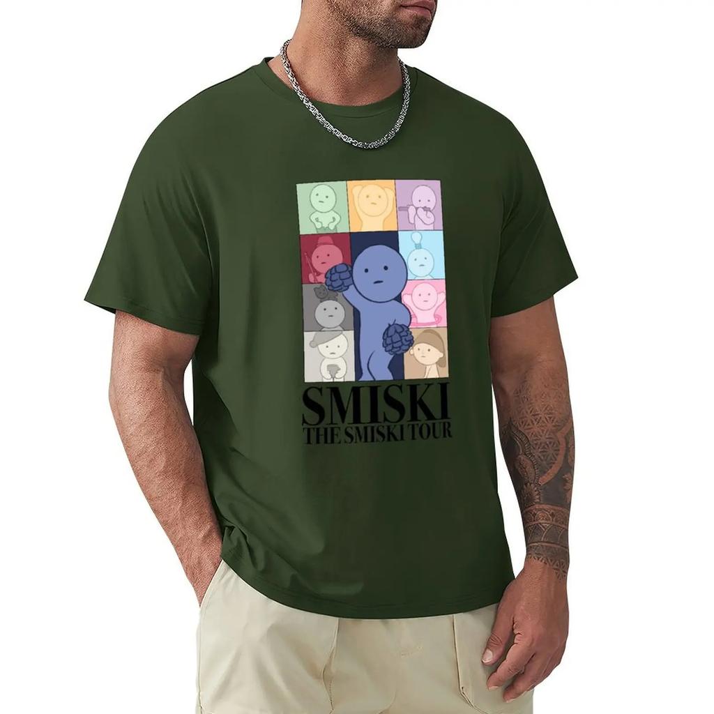 Smiski Eras T-Shirt Aesthetic clothing customs t shirts for men cotton 71772