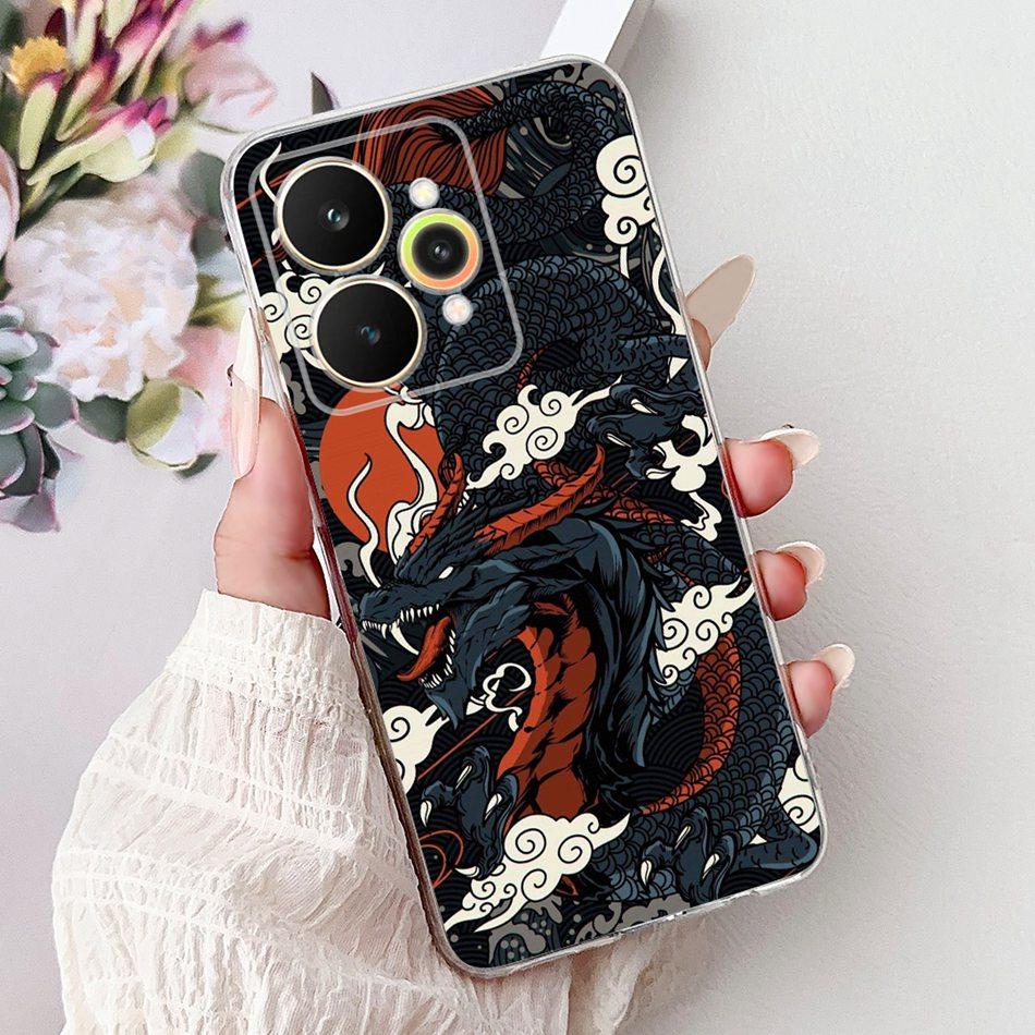 For Realme 15 15Pro Cool Dragon Tiger Painted Phone Case For Realme 15 Pro Realme15 5G Soft Silicone TPU Cases