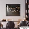 Cutie modernă de contor electric de lux pictură decorativă pictură abstractă suspendată 2024 nouă cutie de distribuție cutie de întrerupătoare electric met