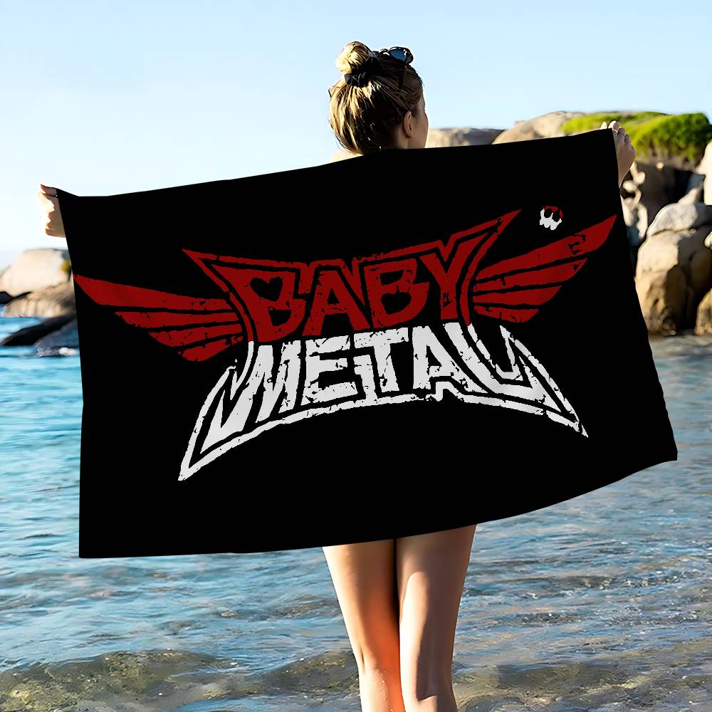 B-BABYMETALS Band Microfiber Beach Towel Absorbent Quick dry Soft Yoga Swimming Resort Mountain Climbing Towel