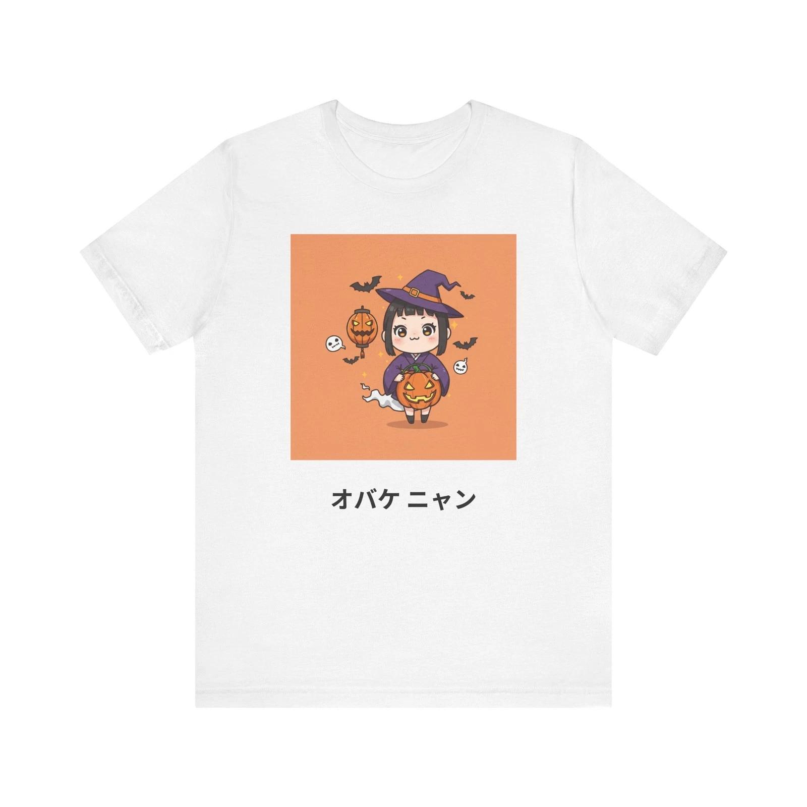 Cute Halloween Graphic Tee, Kawaii Costume Shirt, Anime Fan Gift XL