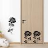 6Pcs/Set Garden Fence Crafts Plastic Wall Canvas Painting on Wood DIY Drawing Templates Large Flower Stencils