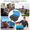 3-Layer Folding Fishing Tackle Box Multipurpose Fishing Storage Box with Handle Fish Hook Lure Box for Fishing Tackle Storage