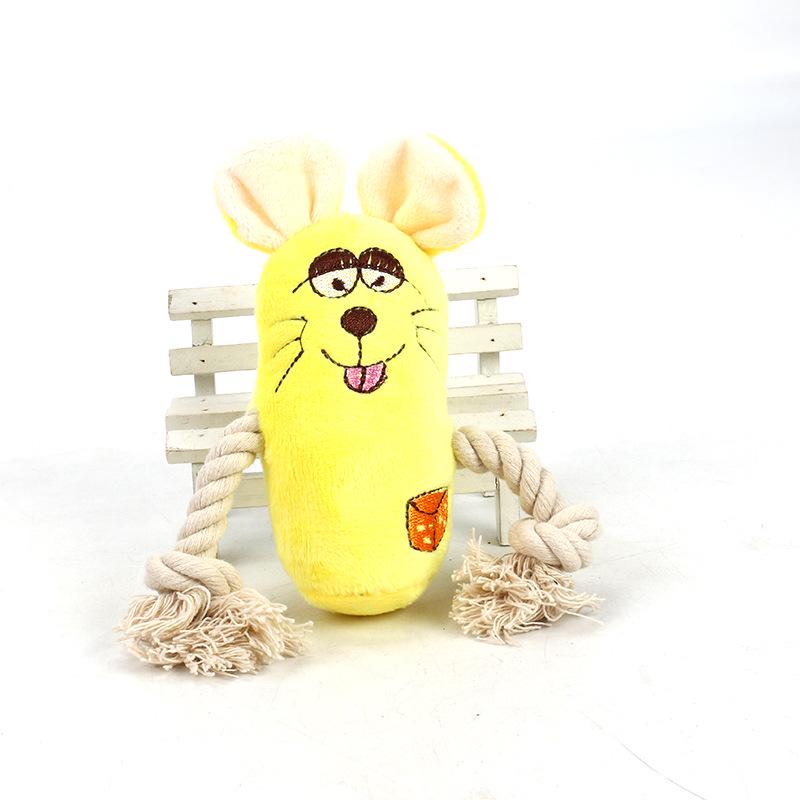Cartoon Animals Pet Dog Chew Toy Squeaky Dog Toys for Small Dogs Bite Resistant Puppy Toys Pets Products Supplies jouet chien