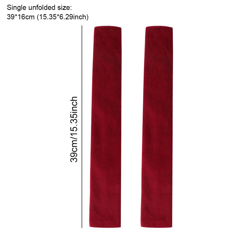 Pack of 2 Refrigerator Door Handle Cover Kitchen Appliance Microwave Fingerprint Protector Gloves Accessory for Restaurant Cafe