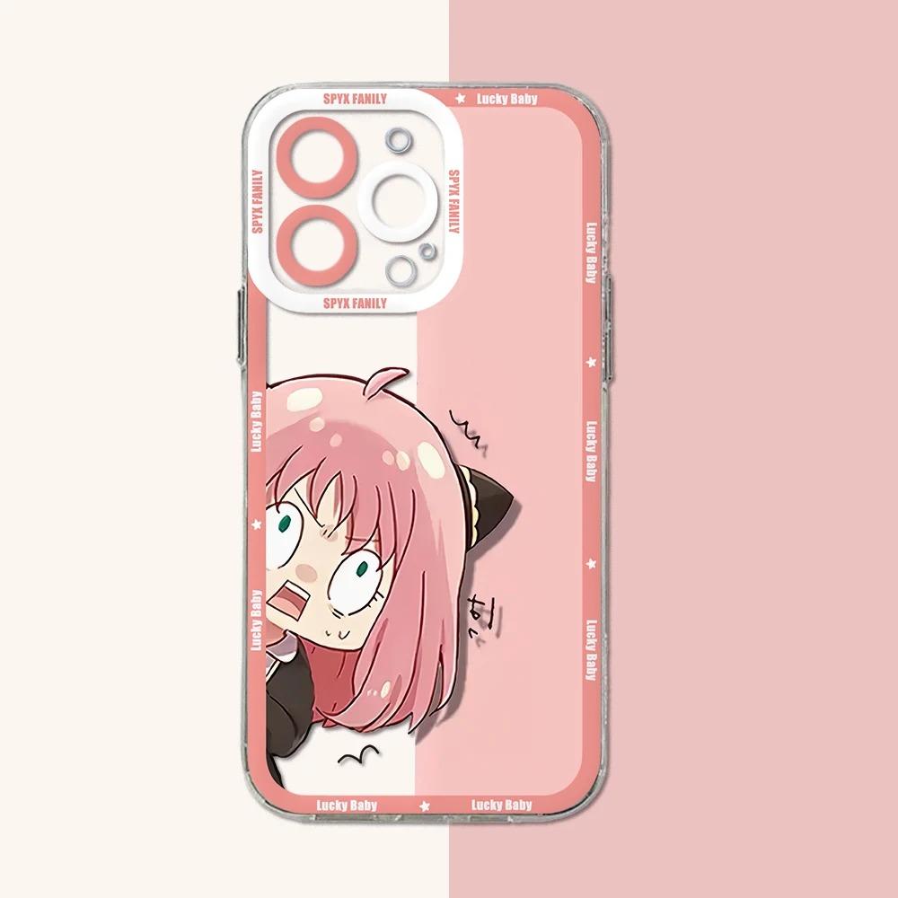 

SPY X FAMILY Anime Phone Case For Samsung Galaxy S10 S20 S21 S22 S23 S24 FE Plus Ultra Note 20 Clear Soft TPU Case Yor Anya S21 Ultra