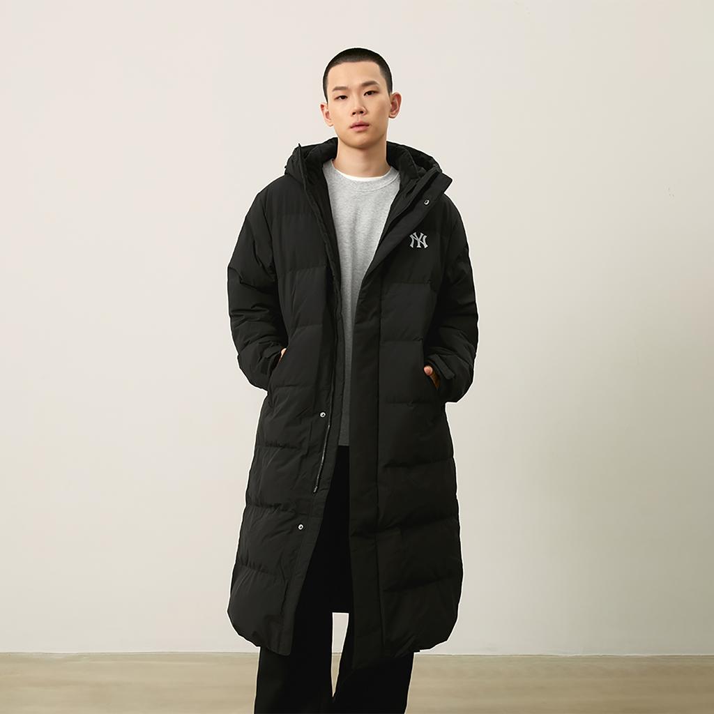 New MLB New York Yankees Basic Collection FW24 Down Jacket Unisex Black 3ADJB1646-50BKS