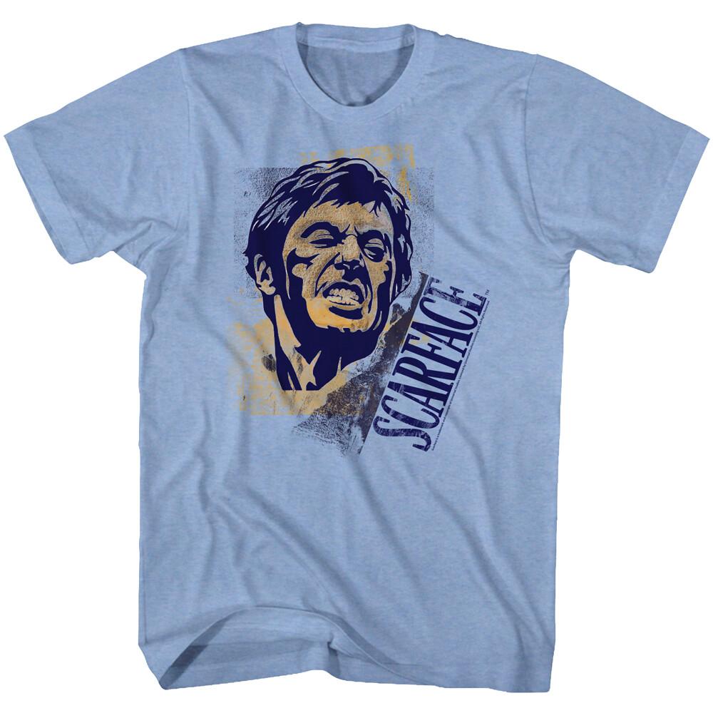 Scarface Movie Tony Montana Photo Drawing The World Is Yours Men T Shirt XXL