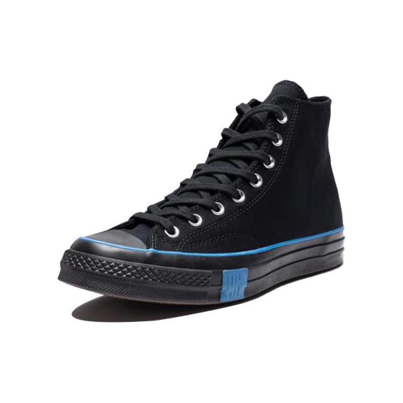 UNDEFEATED x Converse Chuck 70 Comfortable and Versatile High-Top Canvas Shoes Unisex Black