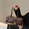 Retro underarm bag women's autumn and winter new trendy bowling handheld shoulder bag large-capacity commuter bag
