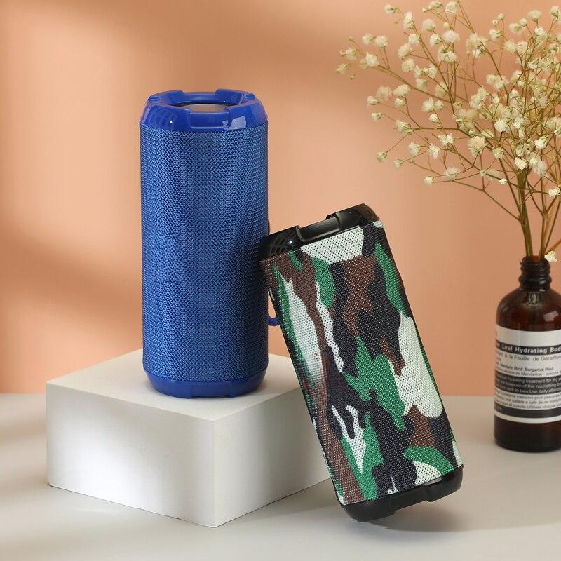 Difuzor Bluetooth fără fir, mic, portabil, dublu, card de difuzor pentru uz casnic, în aer liber, subwoofer puternic, suport pentru radio FM TF