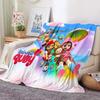 Serie Animata Rainbow Ruby Coperta per Bambini Lulu e Orso Coperta Carina Coperta per Intelligenza e Avventura Personalizzabile con Foto