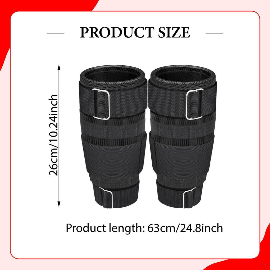 2 Pieces Ankle Weights Adjustable Leg Weight Straps Foot Modularized Walking Training