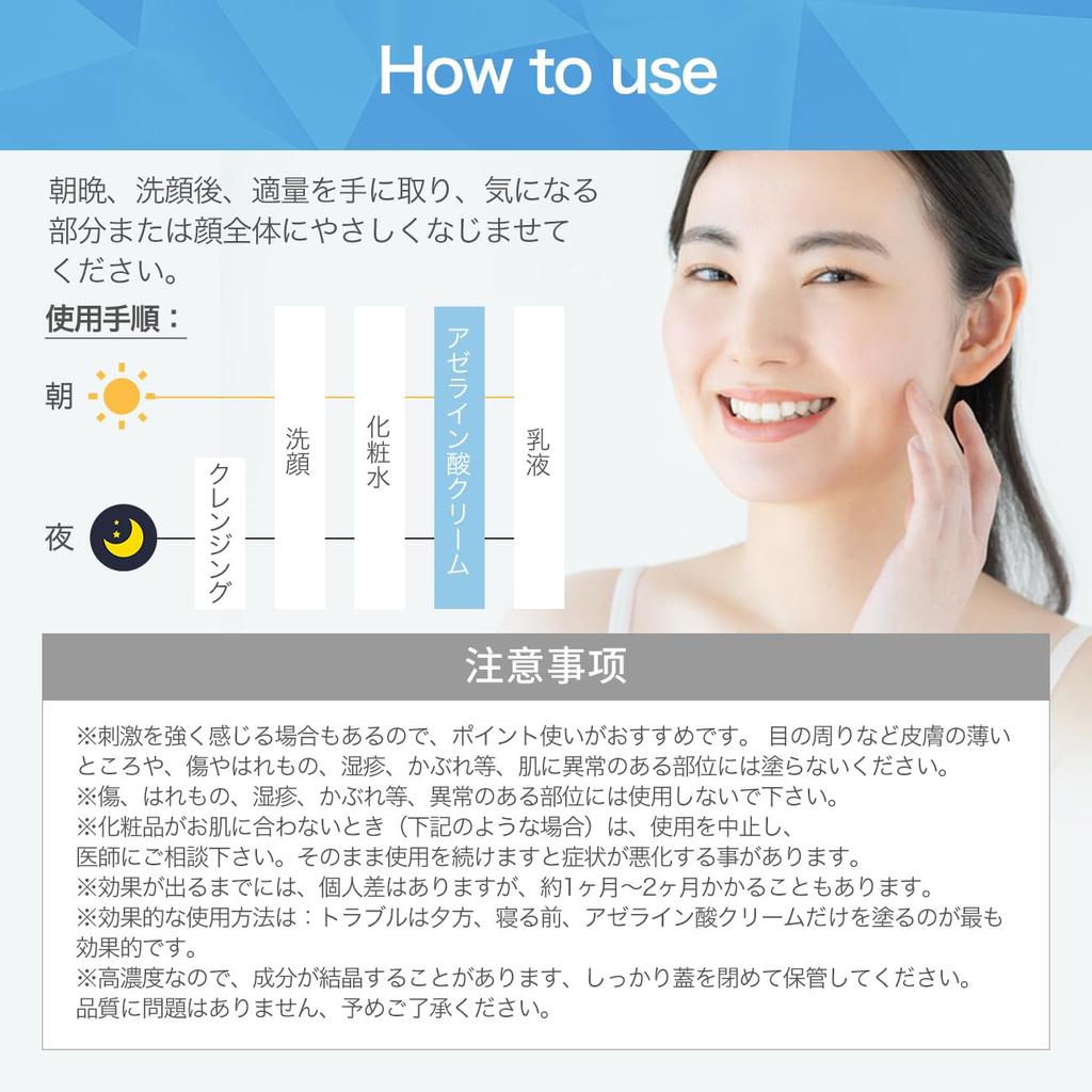 CICA AC Cream 20g with Azelaic High Concentration Salicylic Dipotassium Skin Care 20% Acid, Acid, Glycyrrhizate,