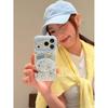 Graffiti Hand-drawn Cartoon Spotted Dog Dog Bone for Apple 17promax Mobile Phone Case Iphone16pro New