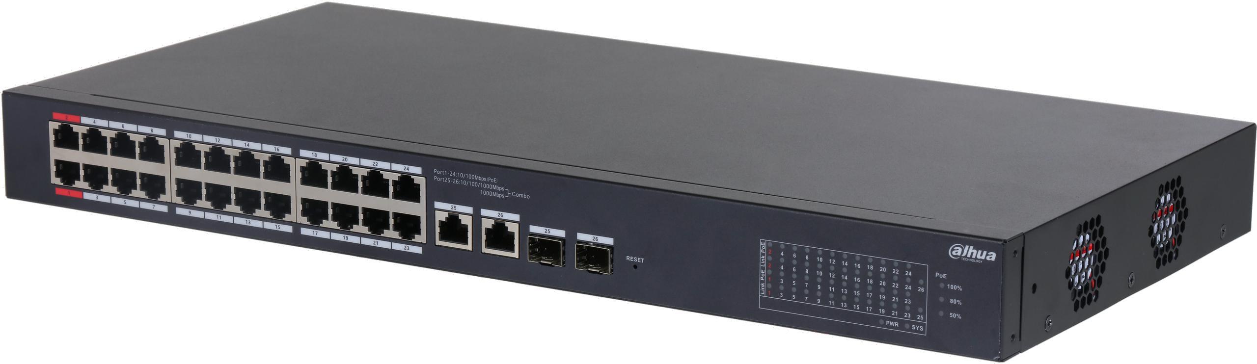 Dahua CS4226-24ET-240 Managed PoE Switch 24-Port