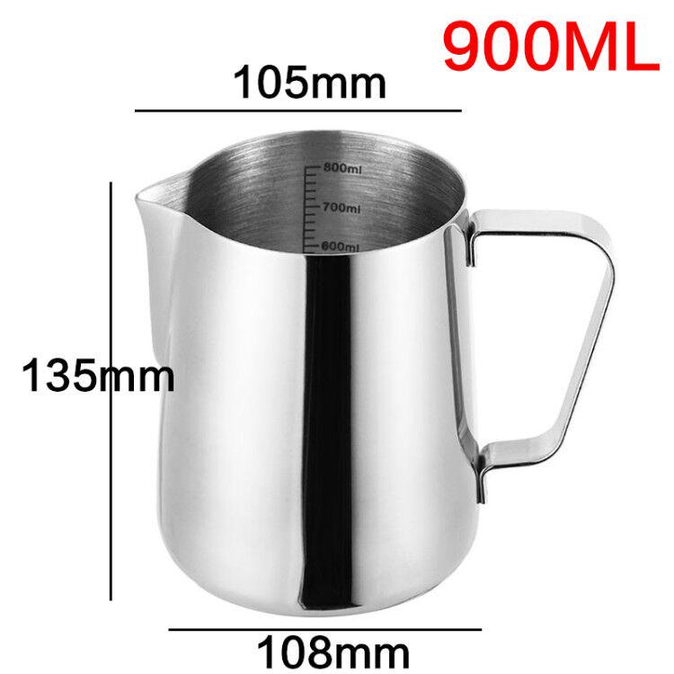 Stainless Steel Milk Frothing Jug Espresso Coffee Pitcher Barista Craft Coffee Latte Frothing Jug