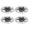 4pcs Aluminum Alloy CNC Simulated Brake Disc Accessories   Fit for 1:10 RC Car