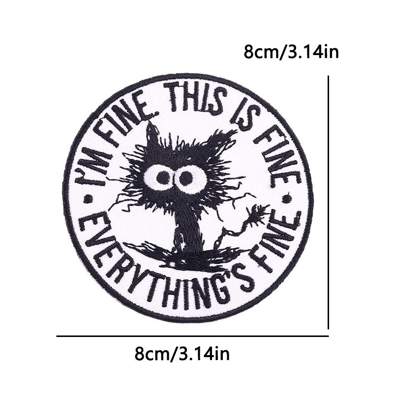 New Jackets Hats Diy Cartoon /Personalized Letter Slogan Embroidered Patches Iron On Patches For Clothing Thermoadhesive Patches