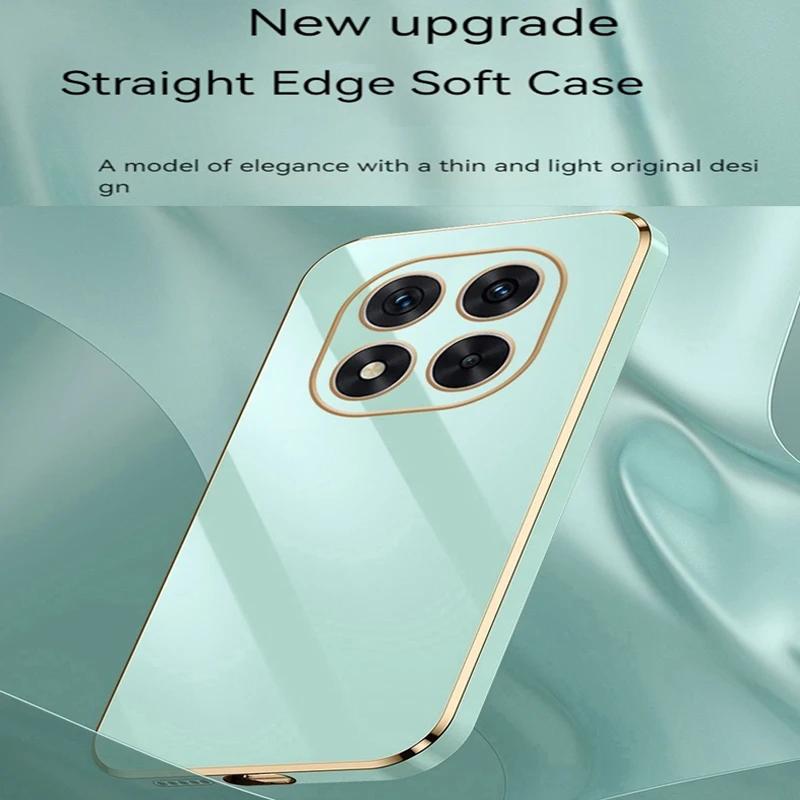 Lanyard Glossy Plated Phone Case For Xiaomi Redmi Note 14 14Pro 13 12 11S 10 14C 13C POCO X7 X6 Pro M5S Silicone Protector Cover