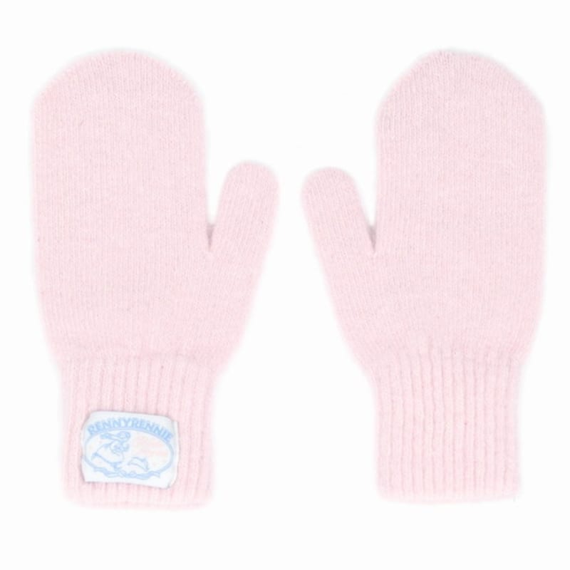 RENNYRENNIE ANGORA FLUFFY GLOVES [ PALE PINK ] - Angora Fluffy Wool Gloves (G002PP)