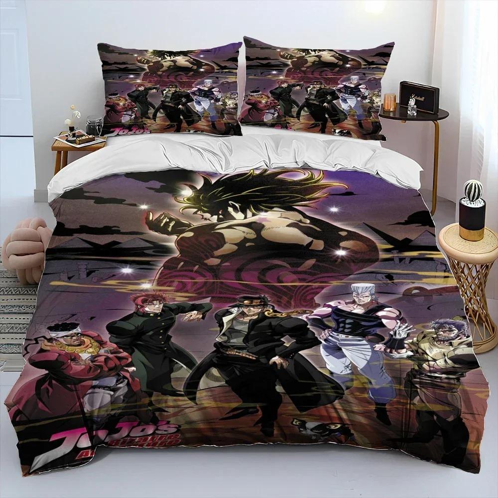 Anime jojo's Bizarre Adventure 3D NEW Duvet Cover Pillowcase Bedding Set Adult Boy Girl Bedroom Decoration Single Double Large
