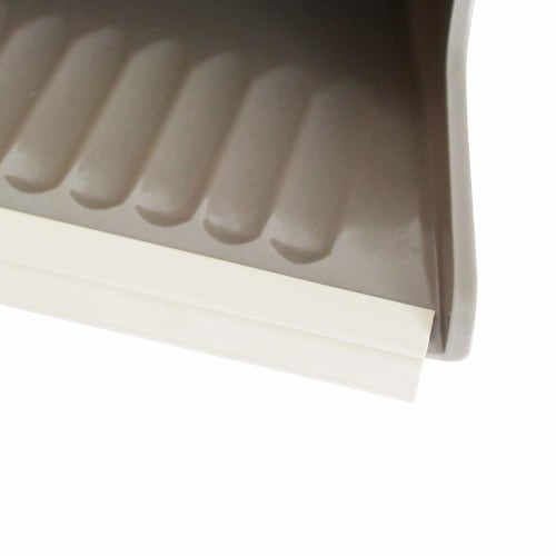 Azuma Dustpan with a Dustpan Spatula, Width: Approx. 26 Cm, with a Hood To Prevent Spills, Meisho 616