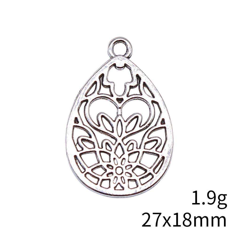 Mother's Day Charms For Bags Wave Water Drop Swirl Charms Pendant Audience Bag Pendant