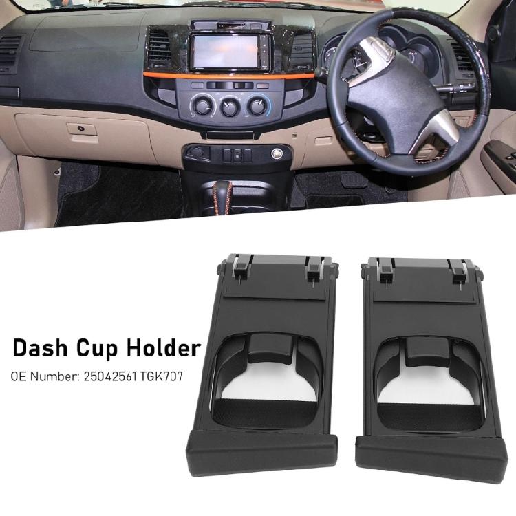 2 Pack Dashboard Cup Holder Multipurpose Beverage Support Bracket 25042561 TGK707 Easy Installation Car Storage Solution