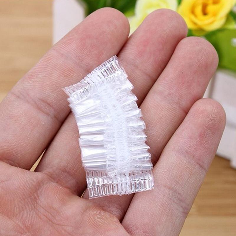 100Pcs Hair Dyeing Ear Cover Disposable Waterproof Ear Bath Shower Earmuffs