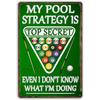 Billiards Metal Tin Signs Snooker Wall Art Posters Plaque Sign Vintage Iron Painting Decoration for Home Cafe Game Room Club Bar