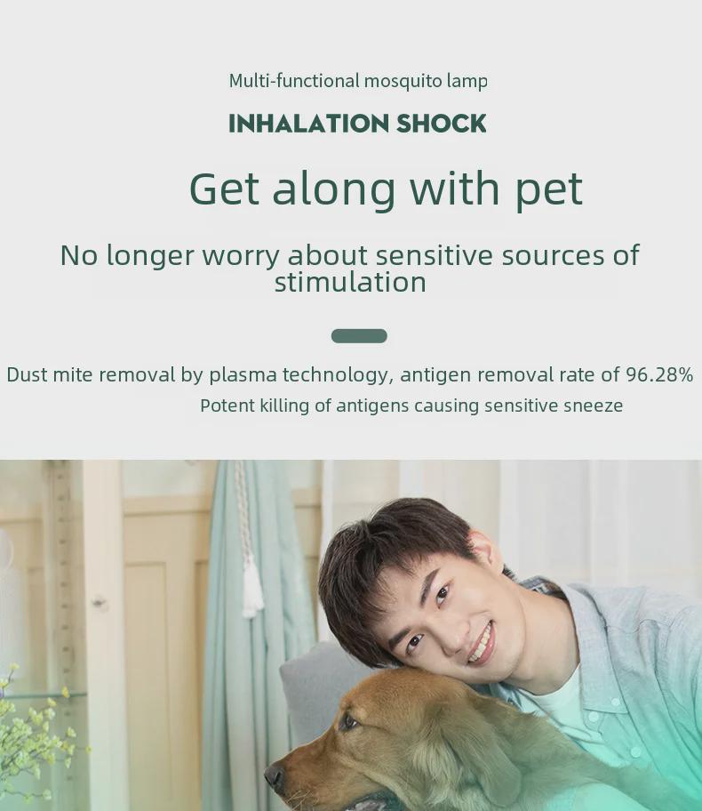 Mini Skrivebordsluftrenser med Negativ Ionteknologi for Hjem og Kontor, Fjerner Formaldehyd