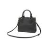 Michael Kors Nouveau Hamilton Letter Logo Lock Key Accessory Leather Shoulder Crossbody Tote Bag Women Handbags Black 35T1GHMS1L-BLACK
