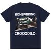 Bombardiro Crocodilo Funny Italian Brainrot Meme T Shirt Humor Fashion Hip Hop Men Women T Shirts Oversized Cotton Casual Tees