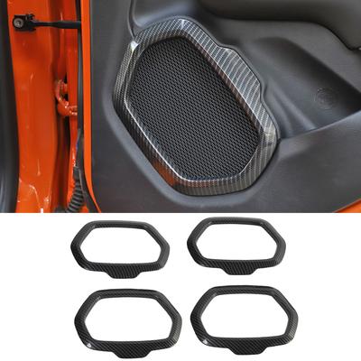 Auto Tür Audio Lautsprecher Dekoration Abdeckung Ring Rahmen Trim Aufkleber für Jeep Renegade 2016-2022 Auto Innenleisten