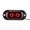 4 Stück Seitenmarkierungsleuchte Rot LED-Linse Bootsanhängerleuchten 12V 24V LKW-Leuchten Außenbegrenzungsleuchten