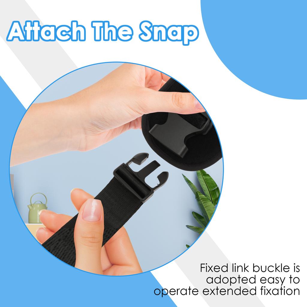 4Pcs Medical Restraint Strap Extended Adjustable Upper & Lower Limbs Limbs Restraint Strap Breathable Elastic Wrist Ankle Holder