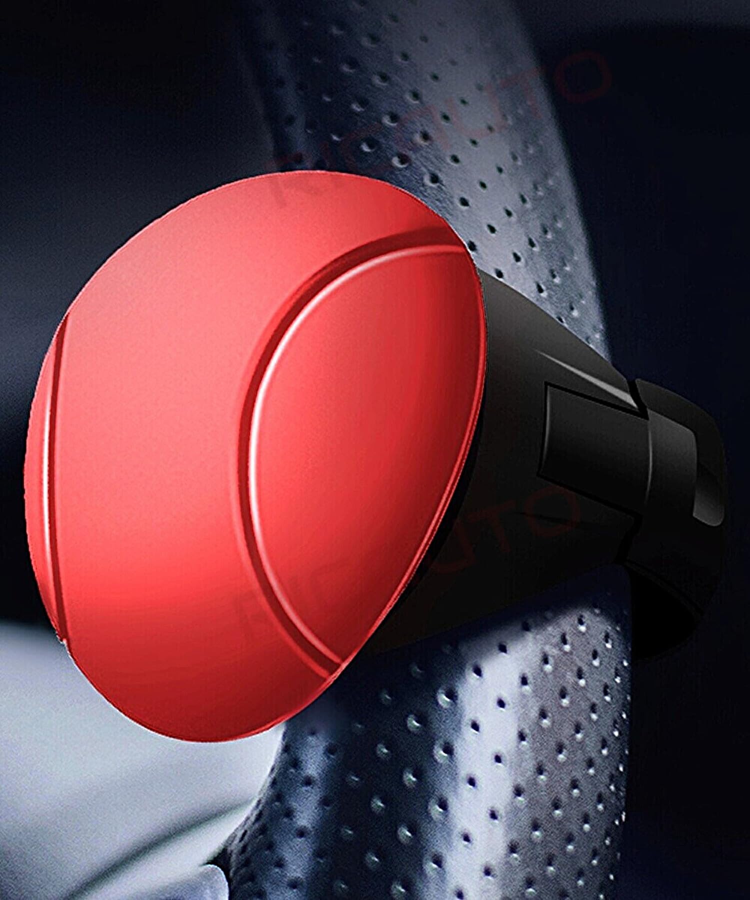 

(Улучшенный 2023) RICAUTO Ручка рулевого колеса. Конструкция подшипника, «Рекомендовано для опытных водителей» для тяжелых красный