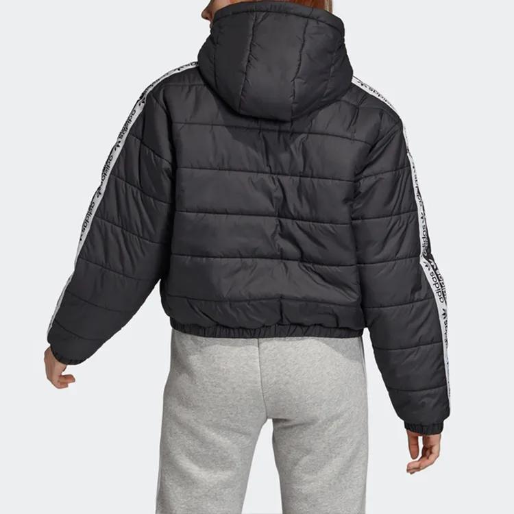 Adidas Originals Thermal Puffer Jacket Women's Black (Unisex) Cropped Coats FJ6523