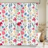 Dandelion Natural Flowers Shower Curtains Waterproof Bathroom Curtain Bath Curtain High Quality With Hooks Shower Curtain