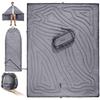 1TG Tactical Camping Made with 3M Thinsulate Perfect for Outdoor Car Home and Emergency Air Conditioning Large Size Gray Comforter, Skin-Friendly