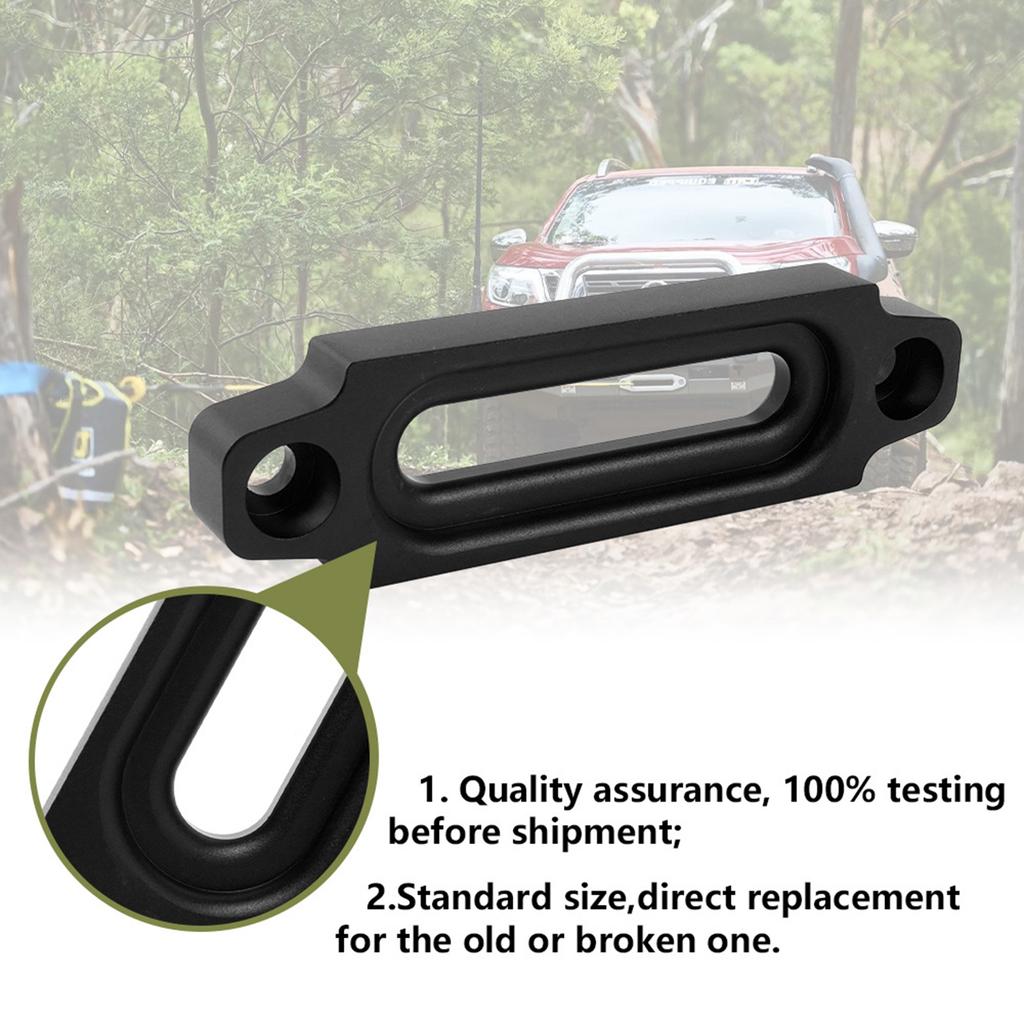 Winch Accessory Winch Rope Guide Aluminum Winch Fairlead Aluminum Fairlead with Corrosion Resistance Simple Installation