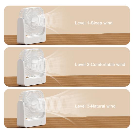 Asztali ventilátor állítható szöggel 3 szélsebesség Erős légáramlás Alacsony zajszint Újratölthető Asztali Akasztható Elektromos Ventilátor Léghűtő