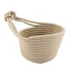 Storage Basket Household Cotton Woven Finish Basket Nordic Small Hanging Basket Cotton Rope Storage